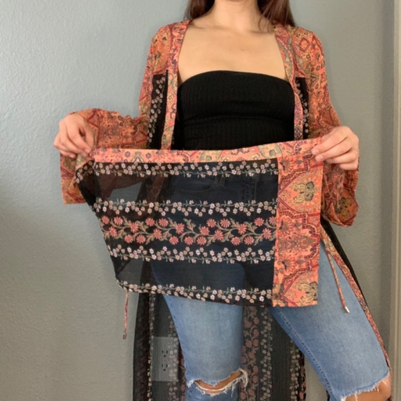 Vibrant Print Duster / Robe - Picture 3 of 7